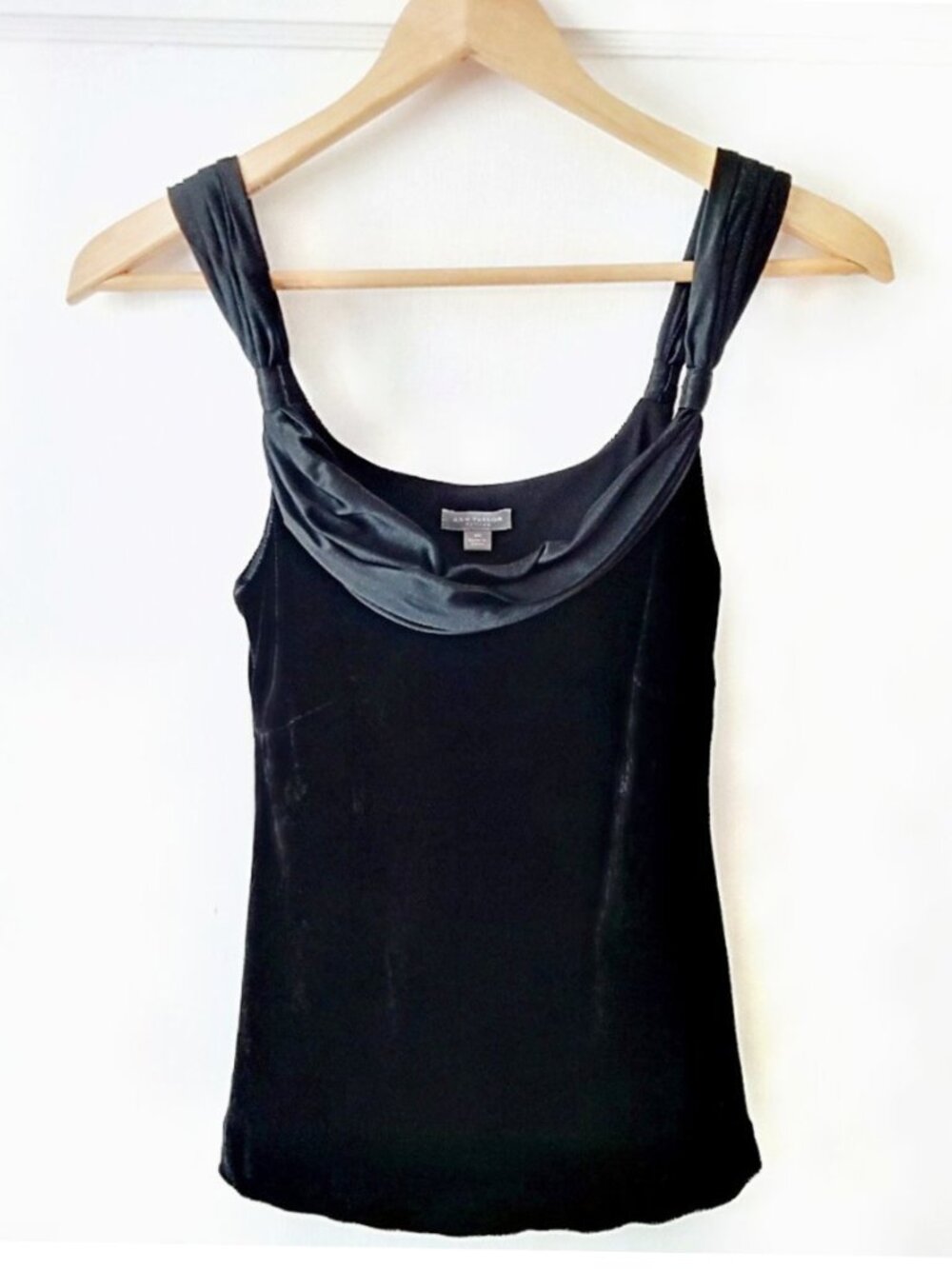 Ann Taylor Velvet & Silk Dressy Camisole Tank Top